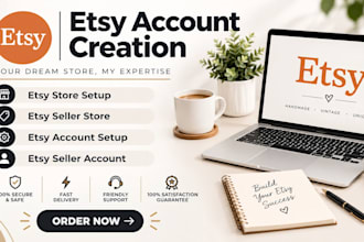 do etsy account creation and etsy seller store