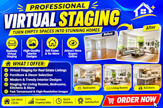 do virtual staging, virtual renovation and real estate home staging