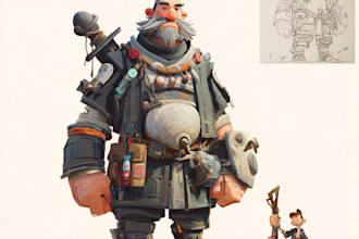 design characters concept art
