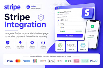 integrate stripe payment system to your website or webapp