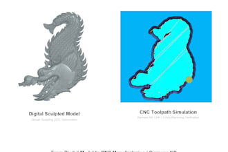 create 3d relief models for 3 axis cnc carving