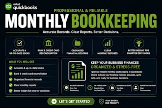 do monthly quickbooks bookkeeping