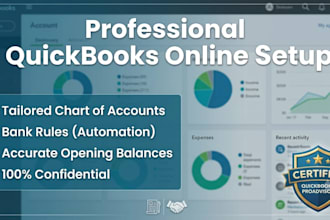 setup your quickbooks online and chart of accounts