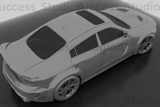 create realistic 3d vehicle design, truck modeling and automotive car rendering