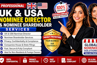 provide USA UK nominee director and nominee shareholder