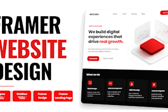 framer design framer landing page framer develop framer redesign framer website