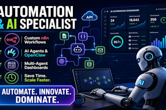 setup ai automation workflows build ai agents, API integration and n8n systems