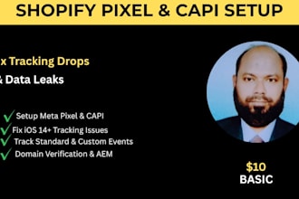 setup shopify facebook pixel and conversion api capi