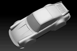 3d car body kits car model  car part automotive  3d cad printing