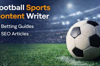 write engaging and SEO friendly sports content for website
