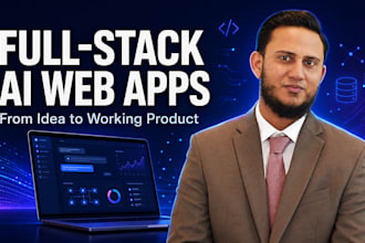 develop a full stack ai web application