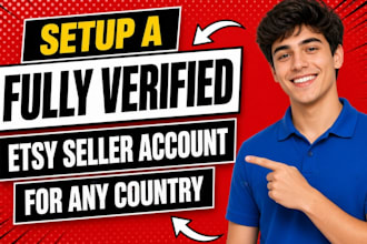 create etsy seller account, etsy account creation for any country