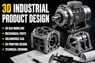 3d cad modeling industrial product design technical drawings 3d printing design