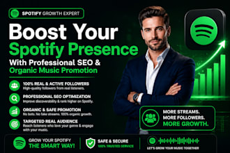 grow your spotify music SEO to increase real followers and streams