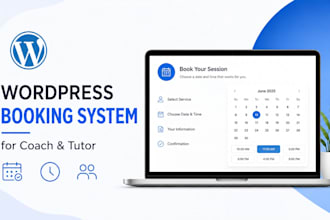 create a wordpress booking system for coaches and tutors