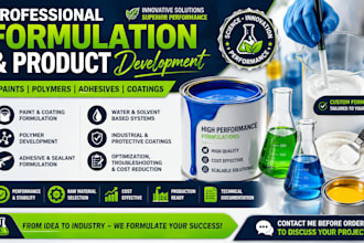be your expert in paint polymer adhesive and specialty chemical formulation