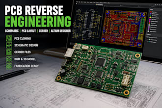 reverse engineer pcb, clone circuit board, schematic, gerber and altium designer