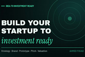 build your startup from idea to investment ready venture