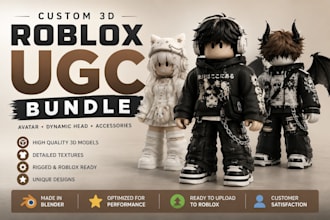 design your roblox ugc bundle or accessory