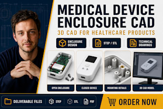 medical device enclosure cad design healthcare 3d product modelling