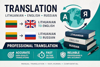 translate lithuanian english and russian