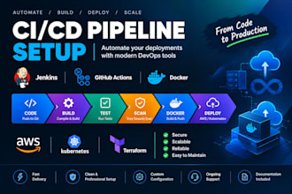 set up ci cd pipeline with jenkins github actions docker
