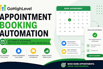 gohighlevel appointment booking automation calendar scheduling remider workflow