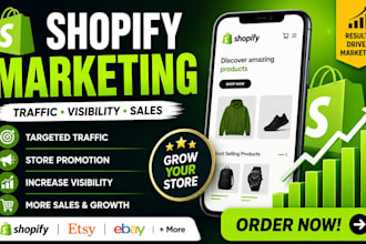 do shopify store marketing and ecommerce promotion