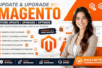 update upgrade magento product customer category theme ecommerce data migration