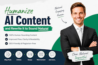 humanize ai content and rewrite it to sound natural