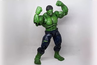 create 3d character figure, action figure, toy and collectible for 3d printing