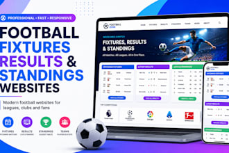 build football fixtures results and standings website