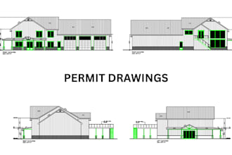 create floor plans, elevations and permit drawings