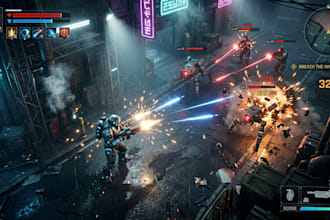 create 3d fps tps action game, 3d shooting game, mobile action game development