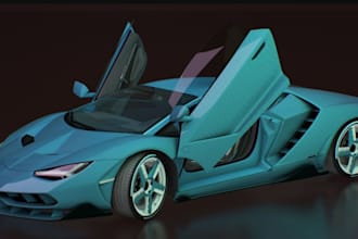 blender 3d suv sport car,3d automotive render,wide bodykit printing,8k exterior