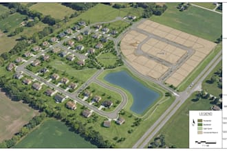 design site plans, subdivision maps, and plat maps illustration for real estate