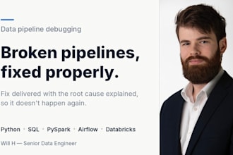 debug and fix your python, sql or pyspark data pipeline