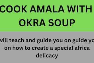 guide you step by step to prepare amala and okra