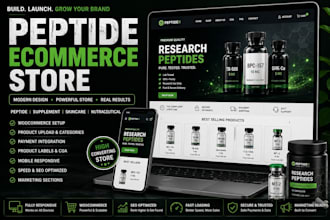 design skincare, cosmetics, beauty and haircare ecommerce website