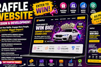 raffle website promotion giveaway website competition website promotion ads