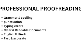 professionallly format, edit and type your word documents