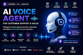 build an ai voice agent for customer support and sales