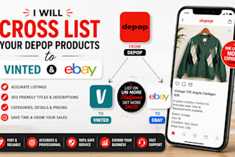 cross list your depop products to vinted and ebay