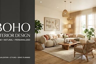 create a stylish boho interior design for your space