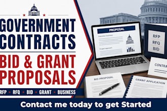 write winning government contract, rfp, business and grant proposals