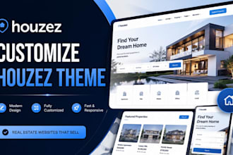 houzez theme, real estate website, houzez wordpress, property website
