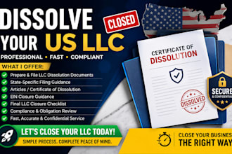 dissolve your US llc, file dissolution and close ein