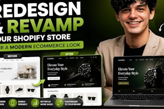 redesign and revamp your shopify store for modern ecommerce