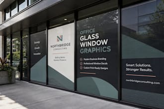 create amazing storefront,shopfront,window decals, signage, and window graphics