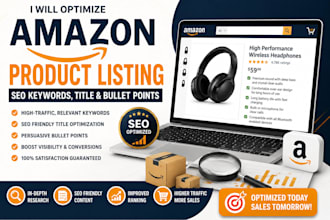 optimize amazon product listing SEO keywords title bullet points